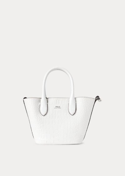 Women's Polo Ralph Lauren Embossed Mini Bellport Tote Bags | 690372BUW